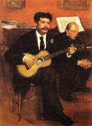 Lorenzo Pagans and Auguste de Gas, Edgar Degas